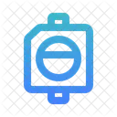 Surface Electrical Component Outlined Gradient Icon