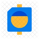 Surface Electrical Component Flat Icon