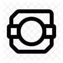 Surface Electrical Component Outlined Icon