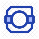 Surface Electrical Component Blue Icon