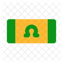 Ohm Elektrische Komponente Flach Symbol