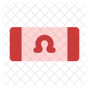 Ohm Elektrische Komponente Flach Symbol