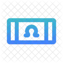 Ohm Elektrische Komponente Skizzierter Gradient Symbol
