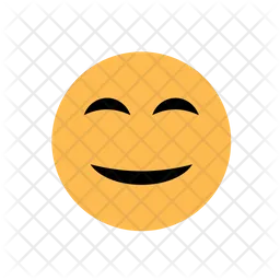 Smiely Satisfied Emoji Icon