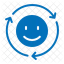 Smile Emoji Feedback Loop Icon