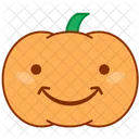 Smile Happy Pumpkin Icon