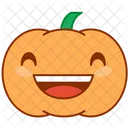 Smile Laugh Pumpkin Icon