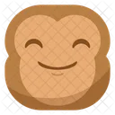 Smile Happiness Monkey Icon