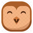 Smile Happy Owl Icon