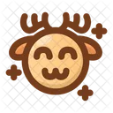Smile Happy Deer Icon