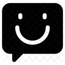 Smile Chat Bubble Emotion Icon