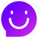 Smile Chat Chat Bubble Icon