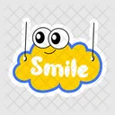 Smile Banner Smiley Sign Cute Smiley Icône