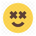 Smile Dizzy Emoticon Smileys Icon