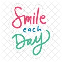 Smile each day Icon