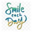 Smile each day  Icon