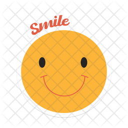 Smile Emoji Icon - Download in Sticker Style