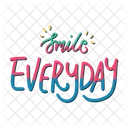 Smile everyday  Icon
