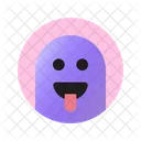 Smile Face With Open Tongue Emoji Emoticon Icon
