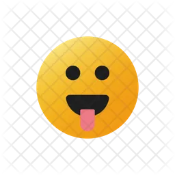 Smile Face With Open Tongue Emoji Icon