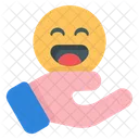 Smile Hand Emoticon Emoji Hand Icon