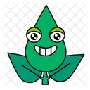 Smile Leaf  Icon