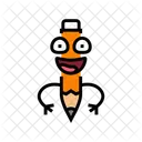 Smile Pen Character Icon
