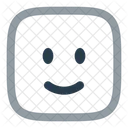 Smile square  Icon