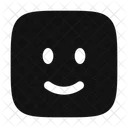 Smile Square Icon