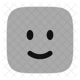 Smile Square  Icon