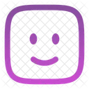 Smile square  Icon