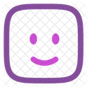 Smile Square Icon