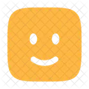 Smile Square  Icon