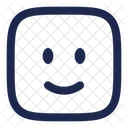 Smile Square Icon