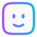 Smile Square Icon