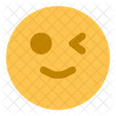 Smile Squint Wink  Icon