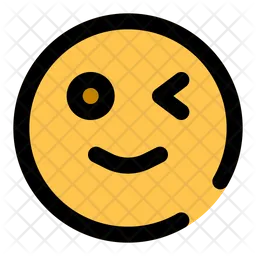 Smile Squint Wink Emoji Icon