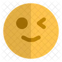 Smile Squint Wink Icon