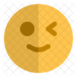 Smile squint wink  Icon