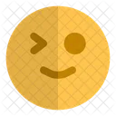 Smile Squint Wink Icon