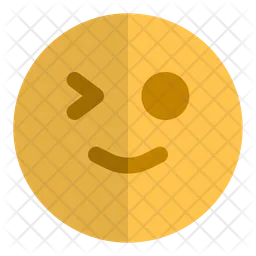 Smile squint wink  Icon