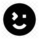 Smile Squint Wink  Icon