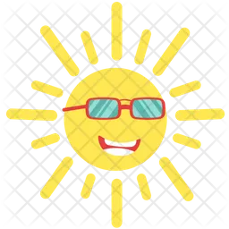 Smile Sun  Icon