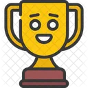 Smile Trophy Smiley Face Icon