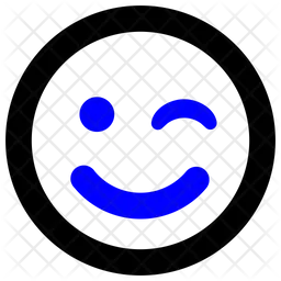 Smile Wink Emoji Icon
