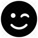 Smile wink  Icon