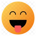 Smile With Tongue Face Emoji Face Icon