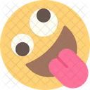 Smiley Emoji Crazy Icon