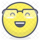 Glasses Happy Smile Icon