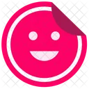 Sticker Smile Face Icon